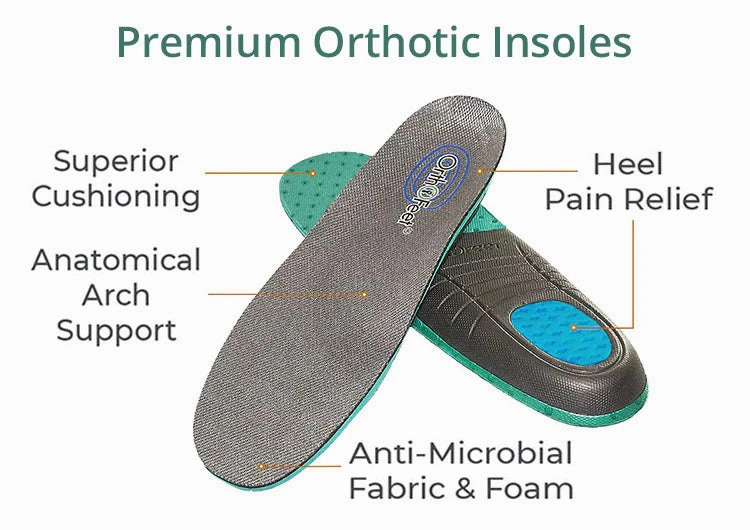 Orthofeet - Tahoe Tie-Less - blue outdoor running footgear synthetic material shoes