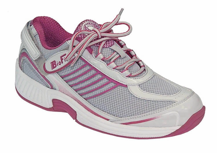 Casual Shoes Orthofeet Women Louise Verve Tie-Less - Fuchsia