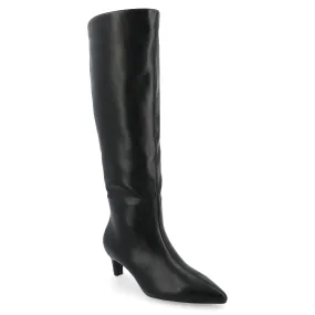 Journee Collection Women's Tru Comfort Foam Tullip Wide Width Extra Wide Calf Boots Stylish Footwear Energy return