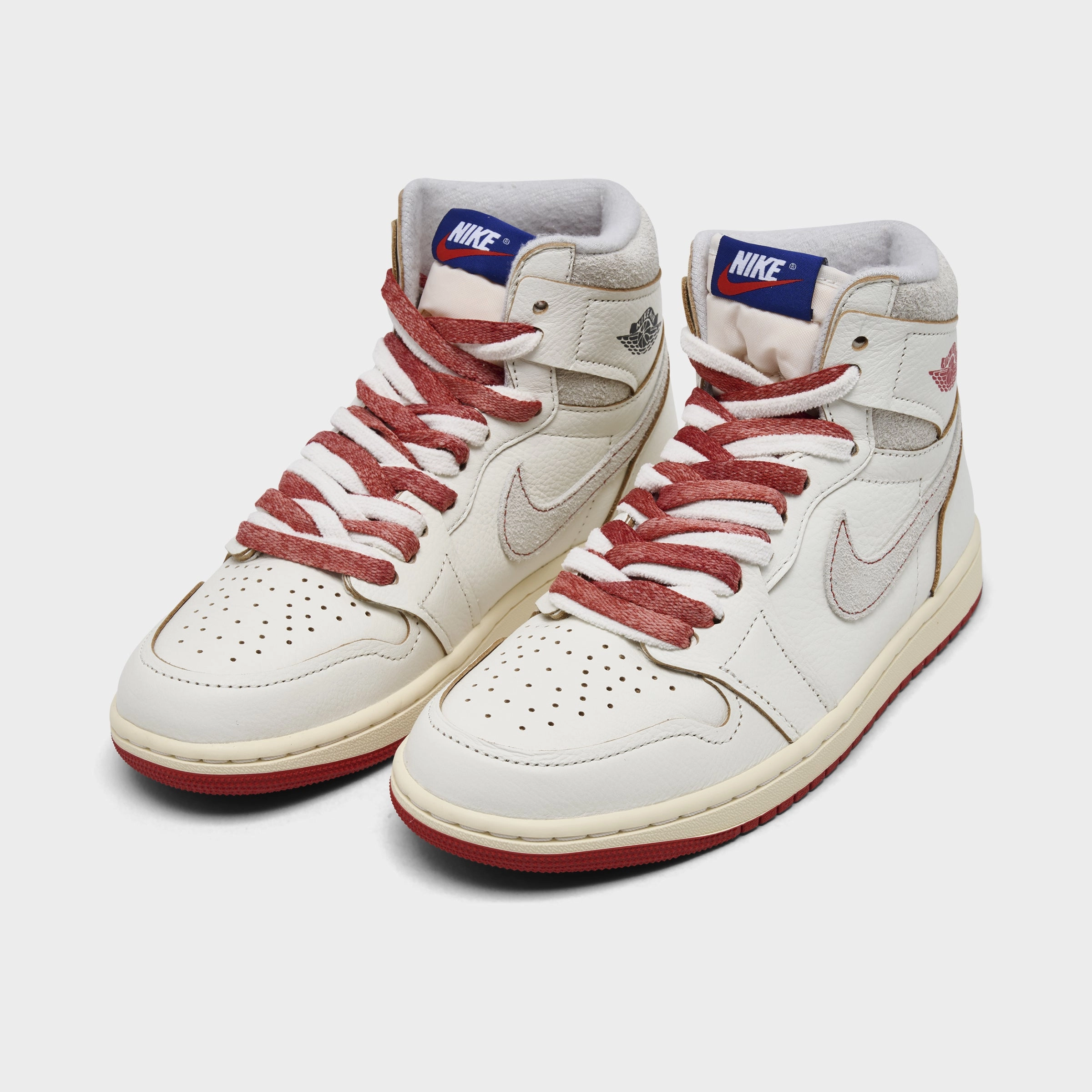 Jordan Women's 1 High OG Sail / Cinnabar - Light Bone Padded Collar Padding