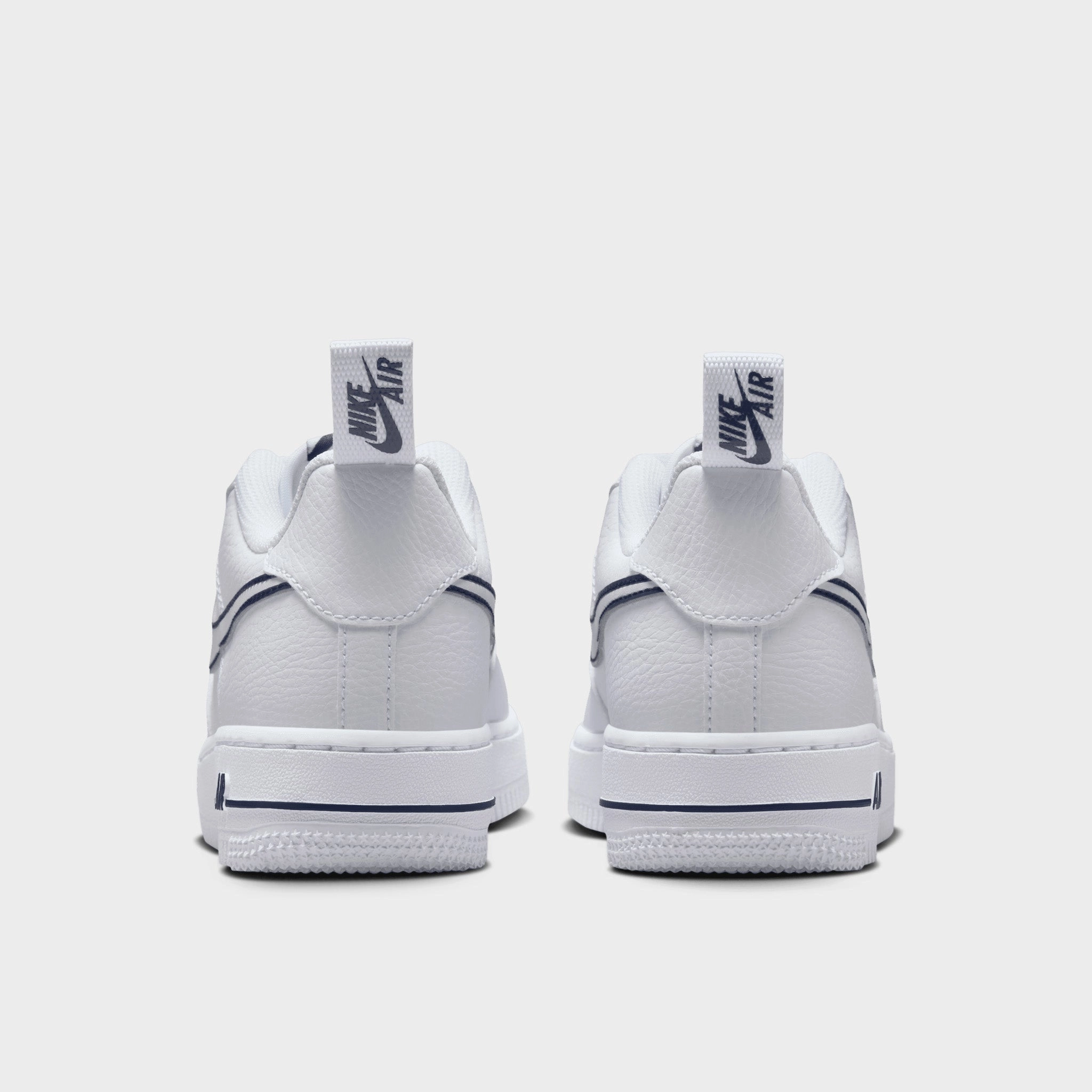 Nike Air Force 1 LV8 GS White / Photon Dust - Midnight Navy Comfortable Design Shoes Lockdown Fit Technology