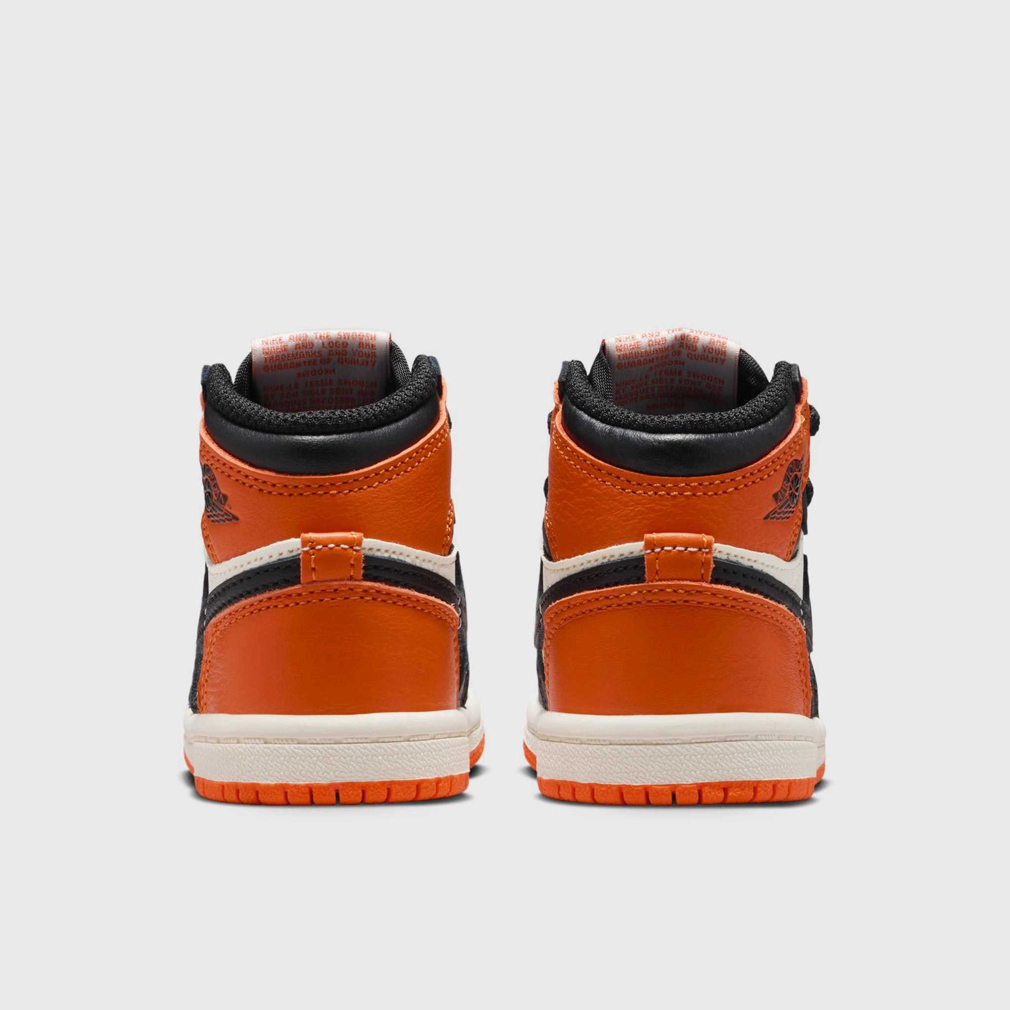 Jordan 1 Retro High OG TD Black / Sail - Starfish Modern Core Adaptive Heel Lock