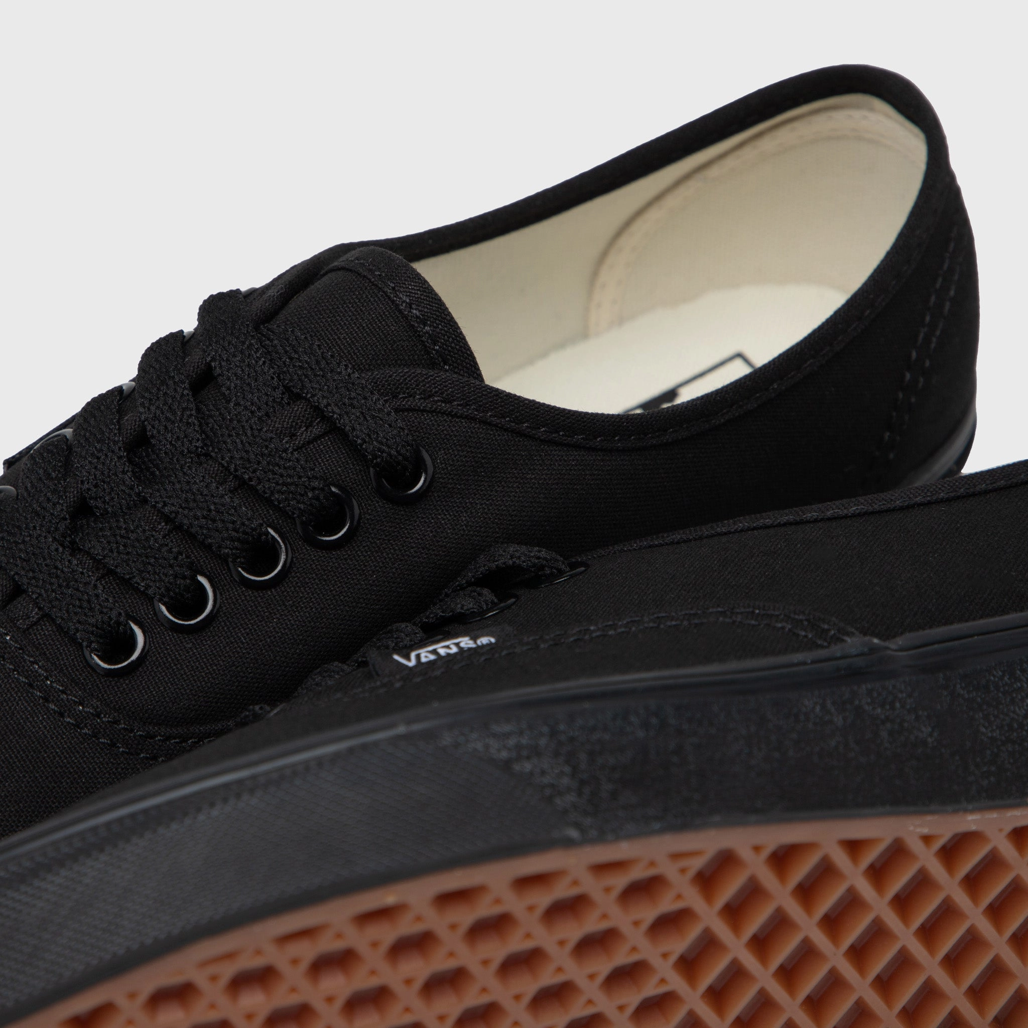 Vans Authentic Black / Black Traction Sole Transit Wear