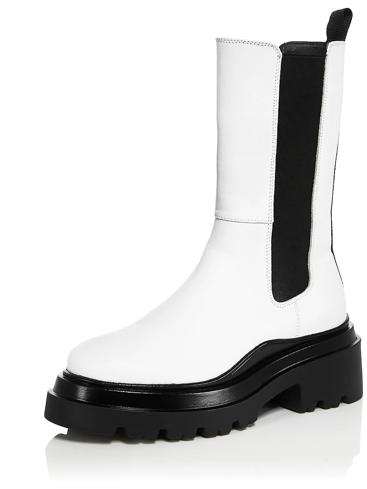 JESSY Womens Leather Pull On Mid-Calf Boots Functional Appeal Breathable Weekend Wanderer