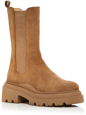 Low Profile Active Nomad JESSY Womens Leather Pull On Mid-Calf Boots