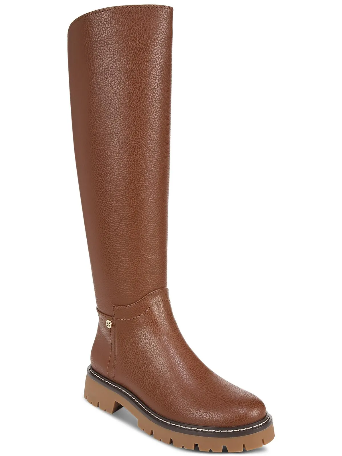 Sleek Outline Easy Care Jordyy Womens Faux Leather Tall Knee-High Boots