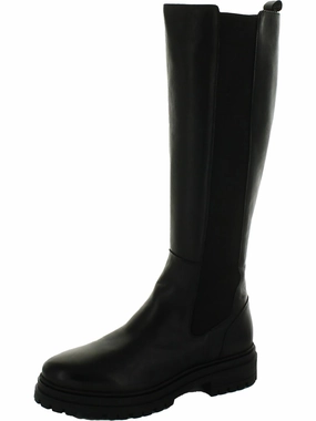 High Heel Snow Grip Loren  Womens Leather Tall Knee-High Boots
