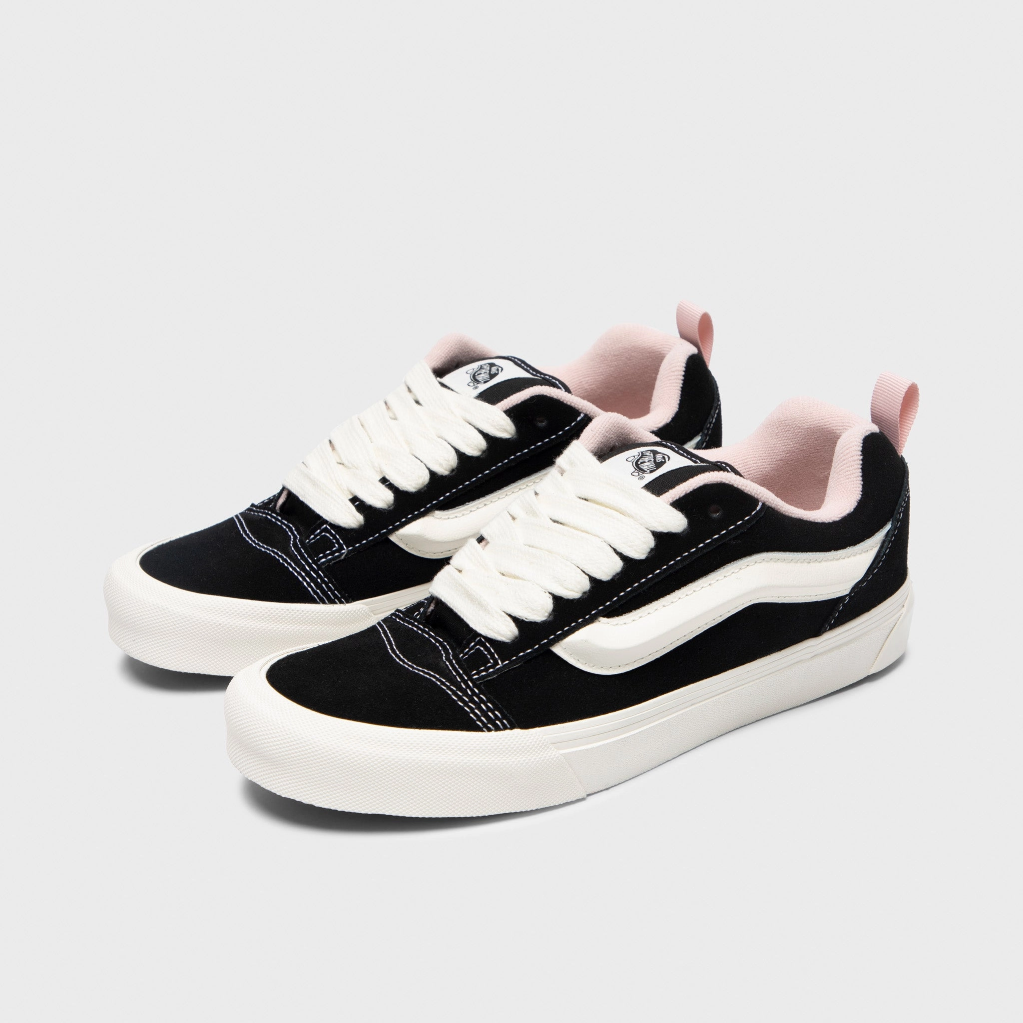 Vans Women's Knu Skool  Black / Sepia Rose Work Comfort