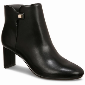 PAAM Womens Faux Leather Almond Toe Ankle Boots Seamless Comfort Snowy Path