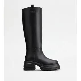 Platform Boots in Leather Thermal Core Snow Trekker