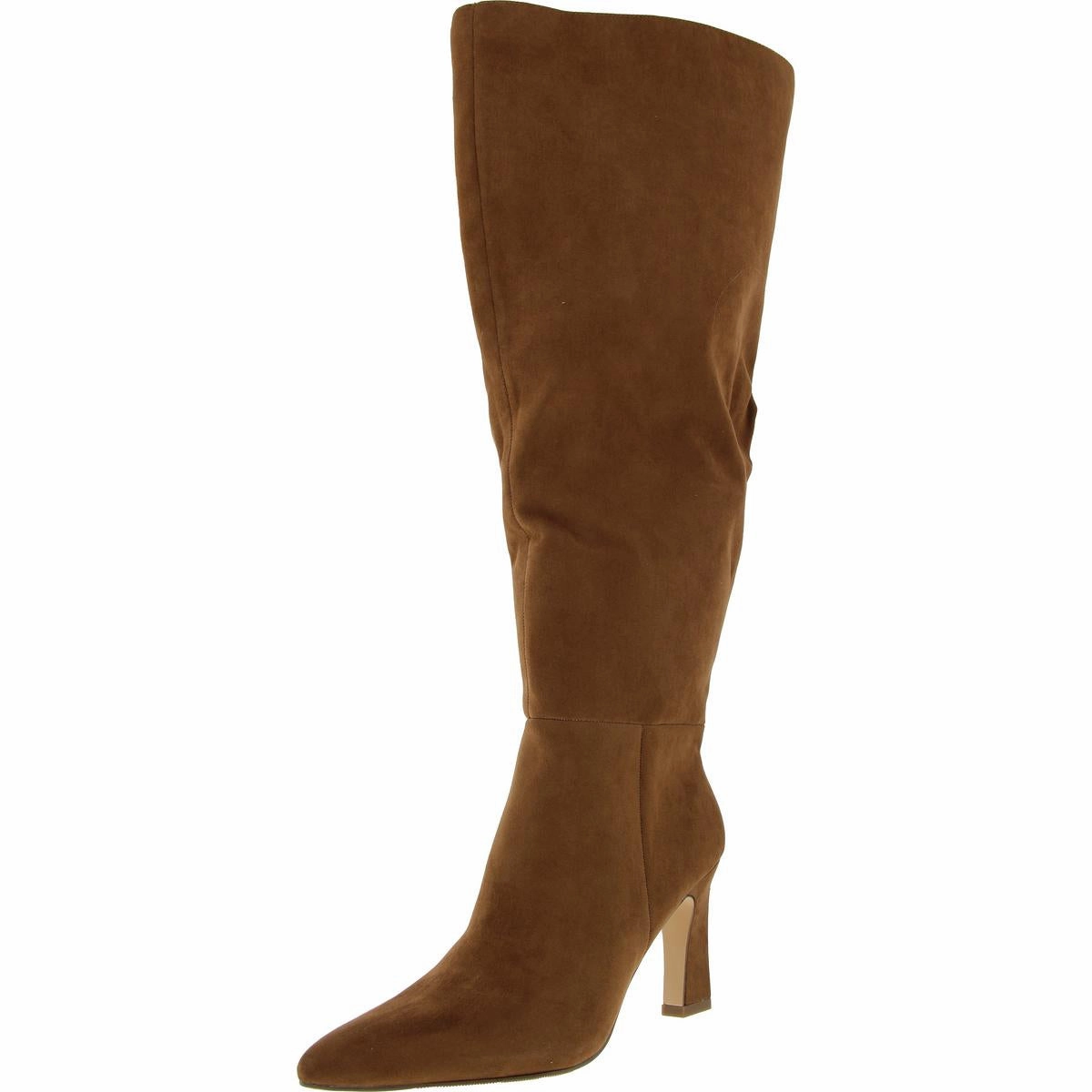 Quick Drying Rainy Day Commuter Comfort Straps Sizzlee Womens Pull On Stiletto Over-The-Knee Boots