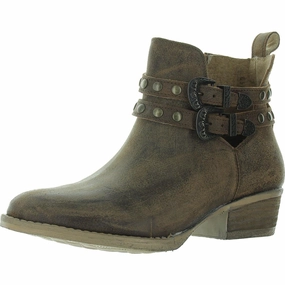 Womens Embellished Leather Ankle Boots Built For Comfort