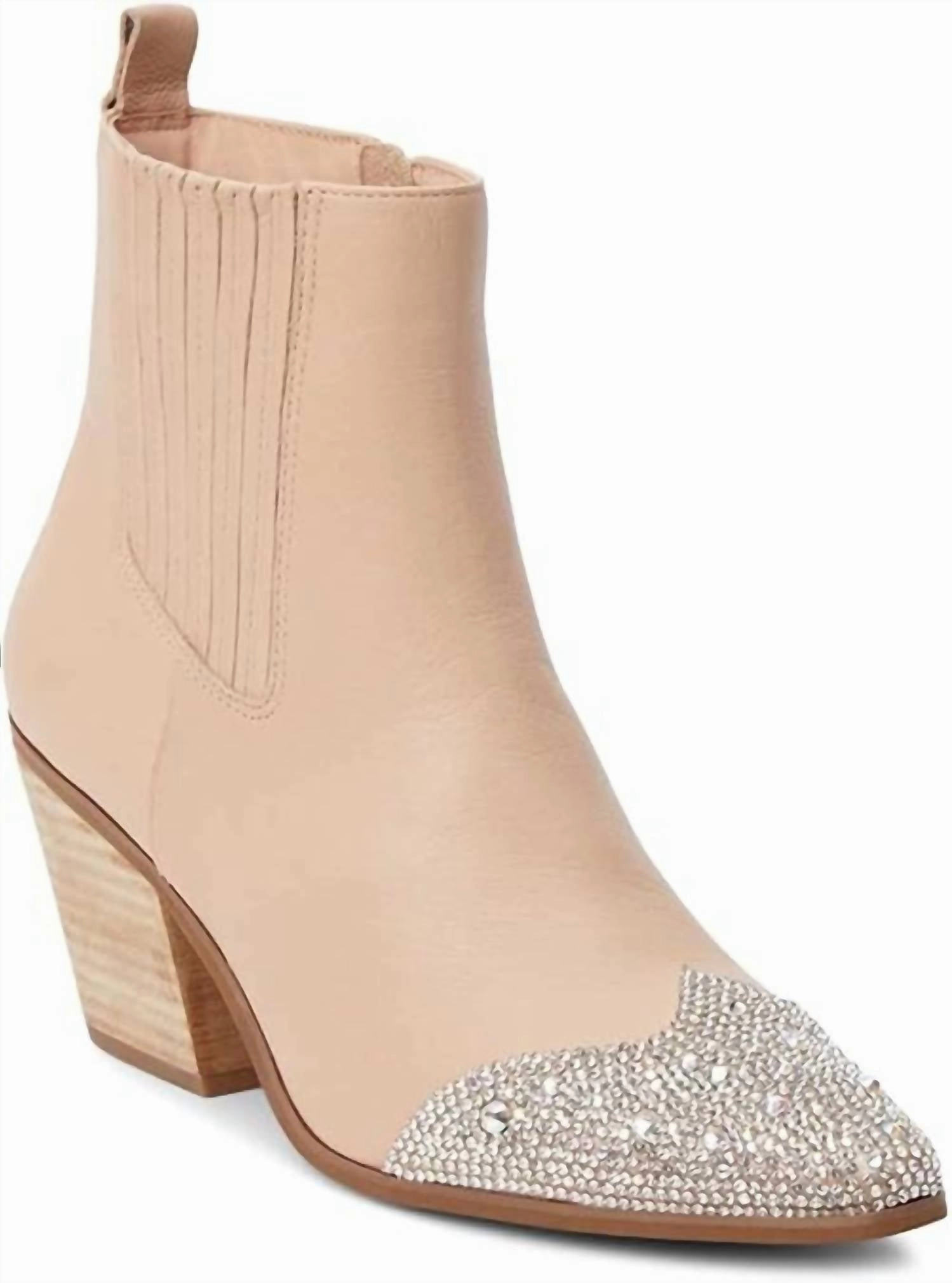 Comfort Tongue Blake Western Boots In Natural