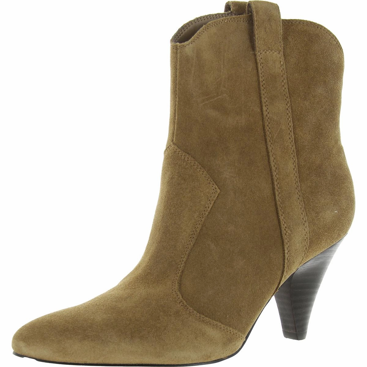 Carissa Womens Suede Pull On Ankle Boots High Quality Leather Feather Light Nature Lover