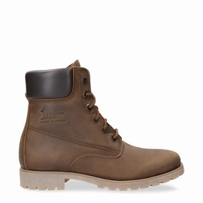 Reinforced Form Mountain Hike Protective Finish All Day Wear Panama Jack 03 Ladies Boots Brown Waterproof Leather Lace up Hiking Ankle Chukka