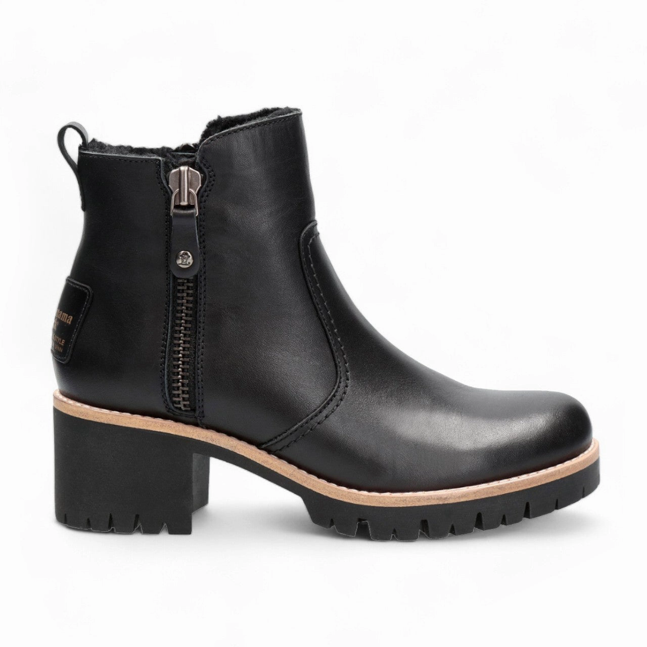 Flexible Frame Weather Resistant User Panama Jacks Women's Black Trav B2 Leather Boots