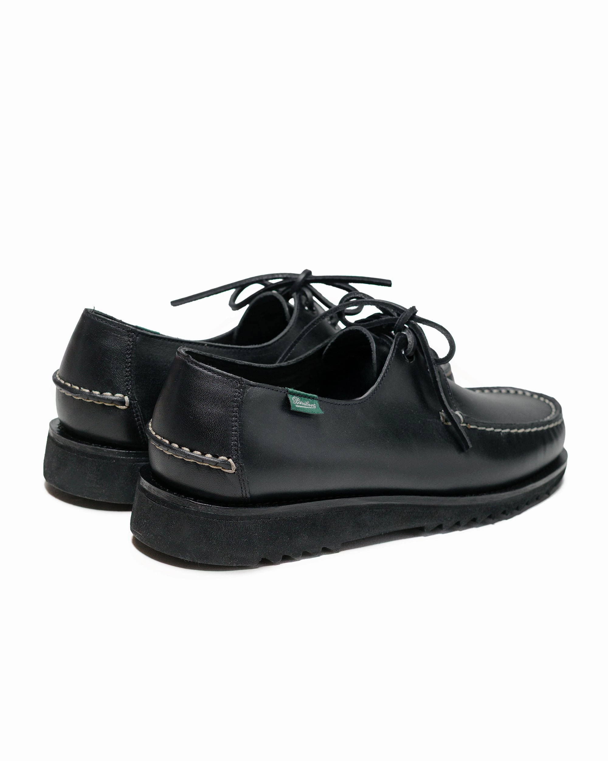 Bold Neon Paraboot KAPTAIN SUNSHINE Domingue Leather Black