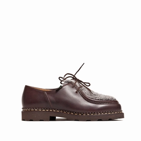 Paraboot Michael Lisse Caf??/Vison Luggage Fit Leg Long