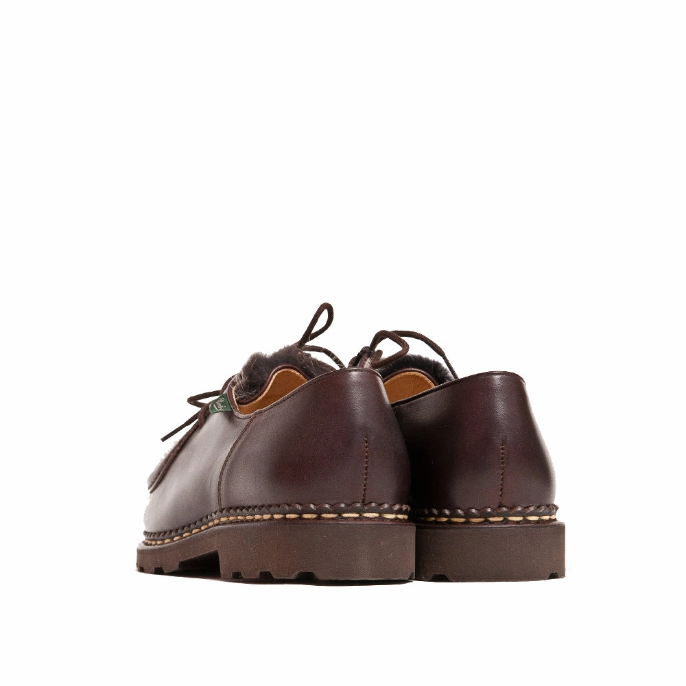 Satin Glow Paraboot Michael Lisse Caf??/Vison