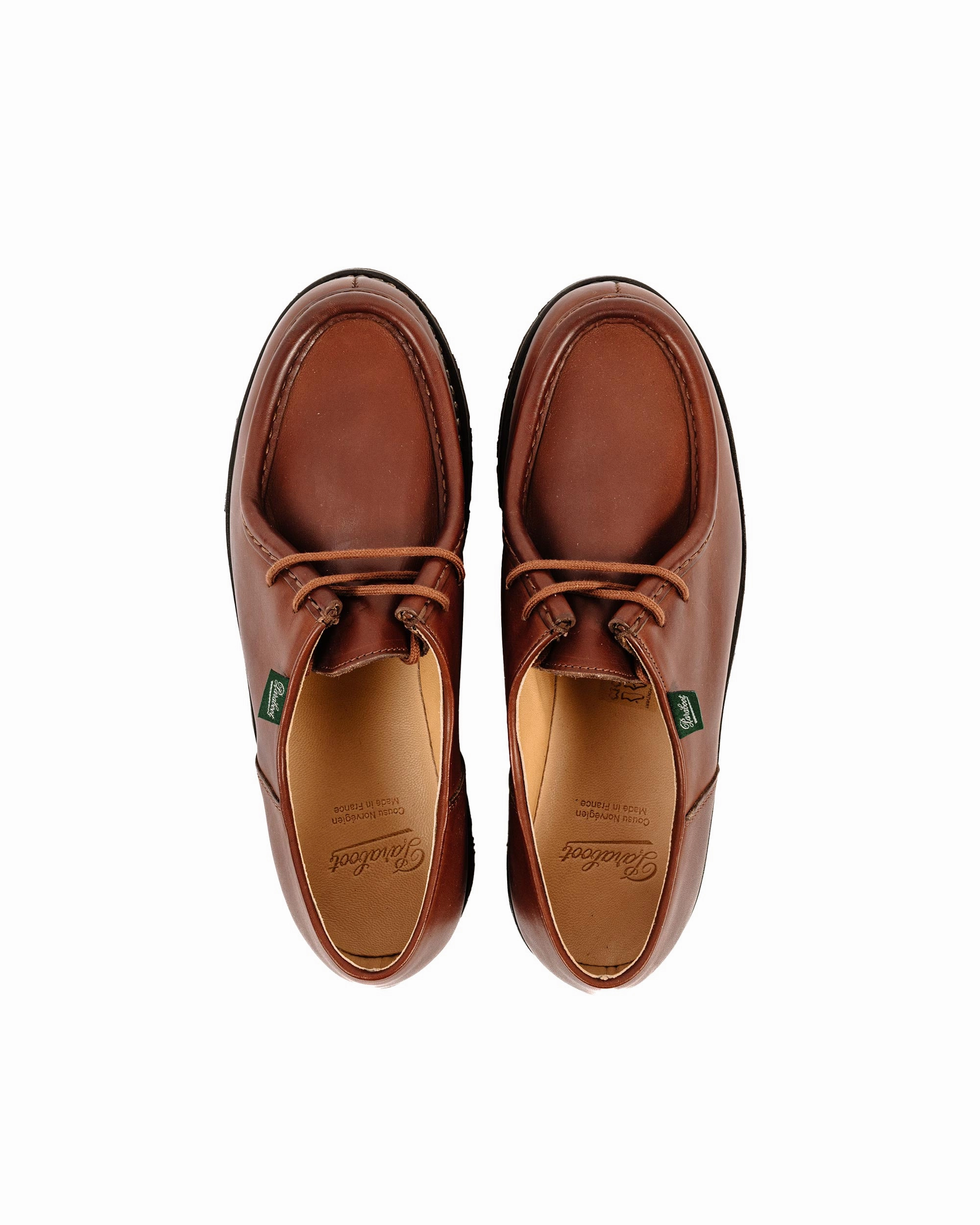 Suede Soft Paraboot Michael Lisse Marron