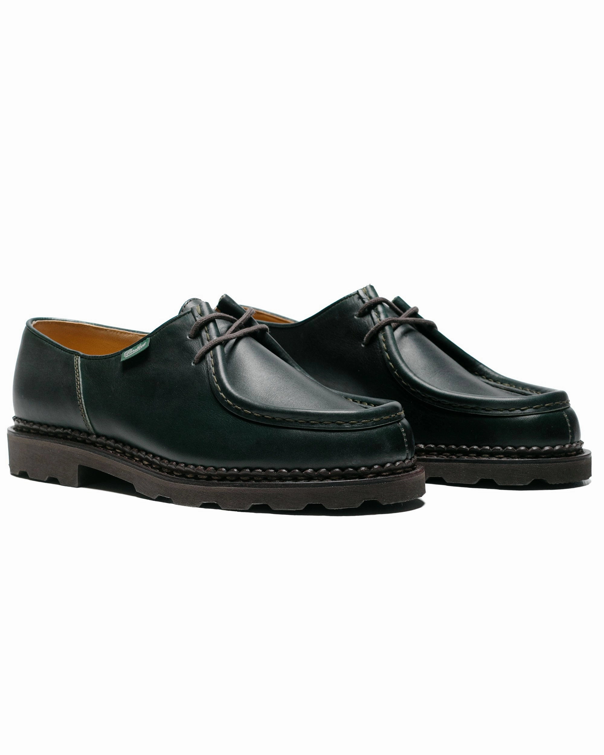 Paraboot Michael Lisse Vert Comfortable Wear