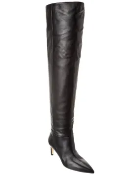 Paris Texas Stiletto Leather Over-The-Knee Boot Breathable Support Daily Comfort
