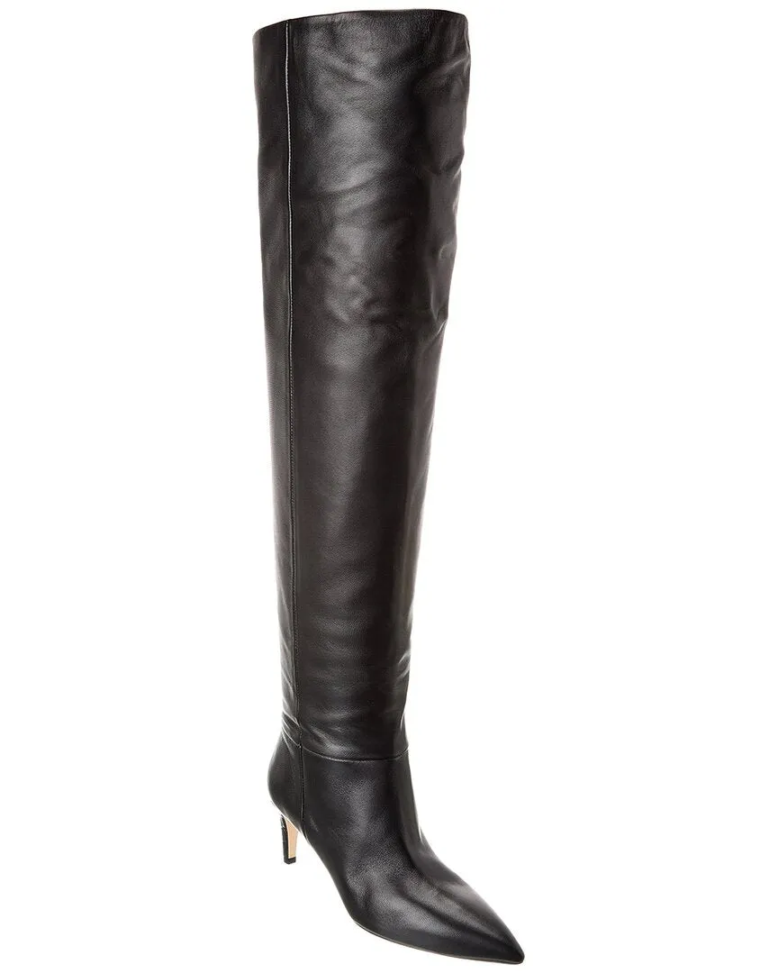 Paris Texas Stiletto Leather Over-The-Knee Boot Breathable Support Daily Comfort