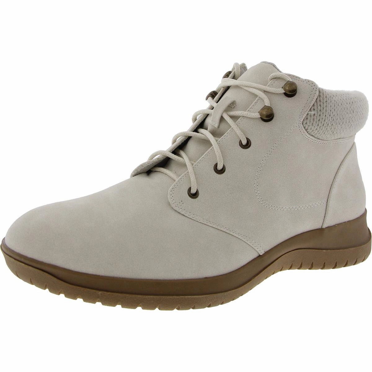 PARKER Womens Faux Leather Lace Up Ankle Boots Climber