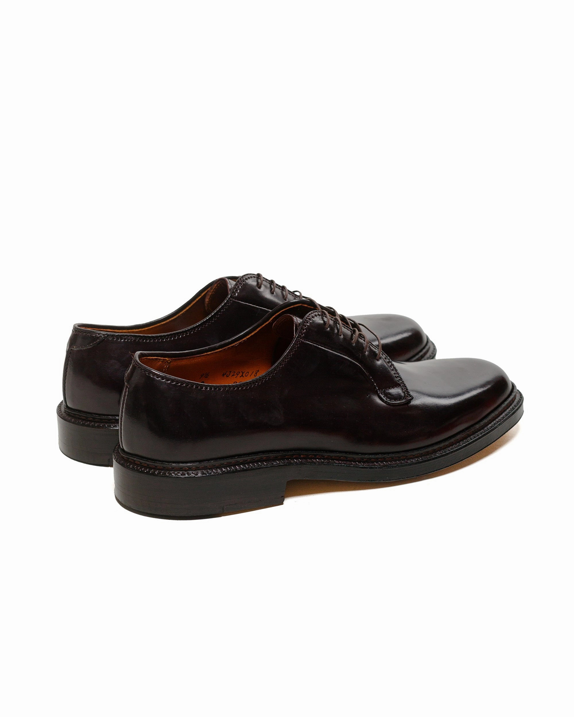 mud proof senior care Alden Plain Toe Blucher Colour 8 Shell Cordovan 990