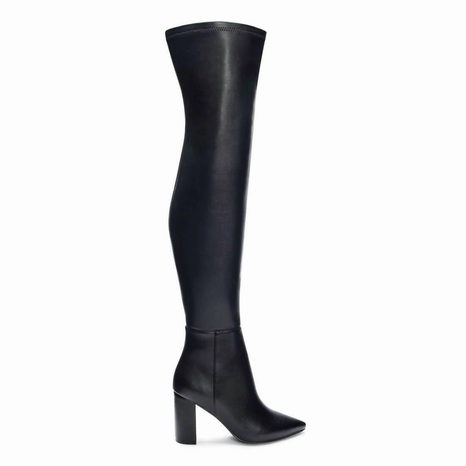 Women's Slim Fit Over The Knee Boot In Black Insulated Trail Runner