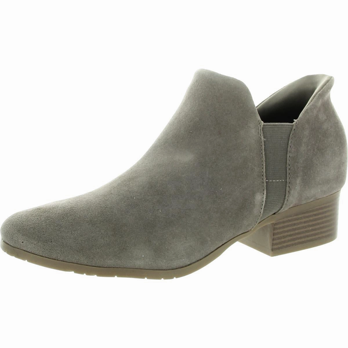 Built Tough Tourist Womens Block Heel Suede Shooties