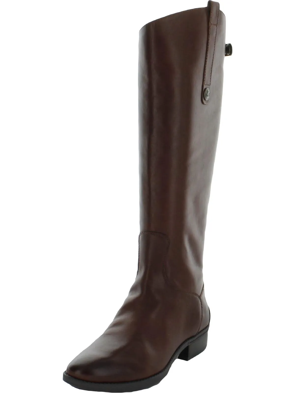 Penny Womens Leather Knee High Riding Boots PU