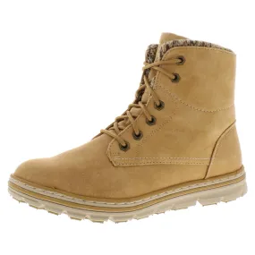 Keegan Womens Faux Suede Cold Weather Lace-Up Boot Flexible Frame Rural Traveler Waterproof Work Commute