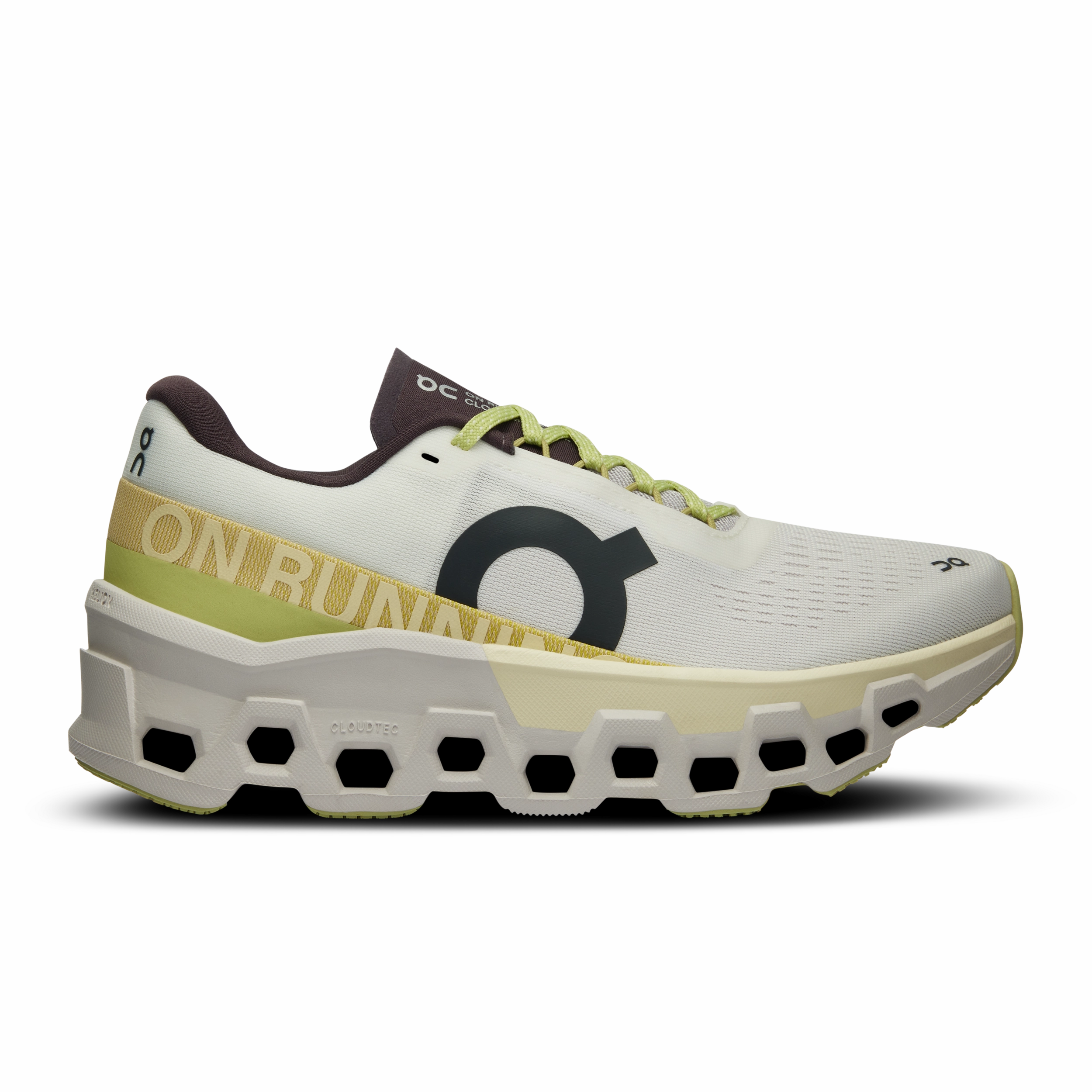 running shoes for sprinters rollerblading shoes ON Cloudmonster 2 - Undyed - Zest