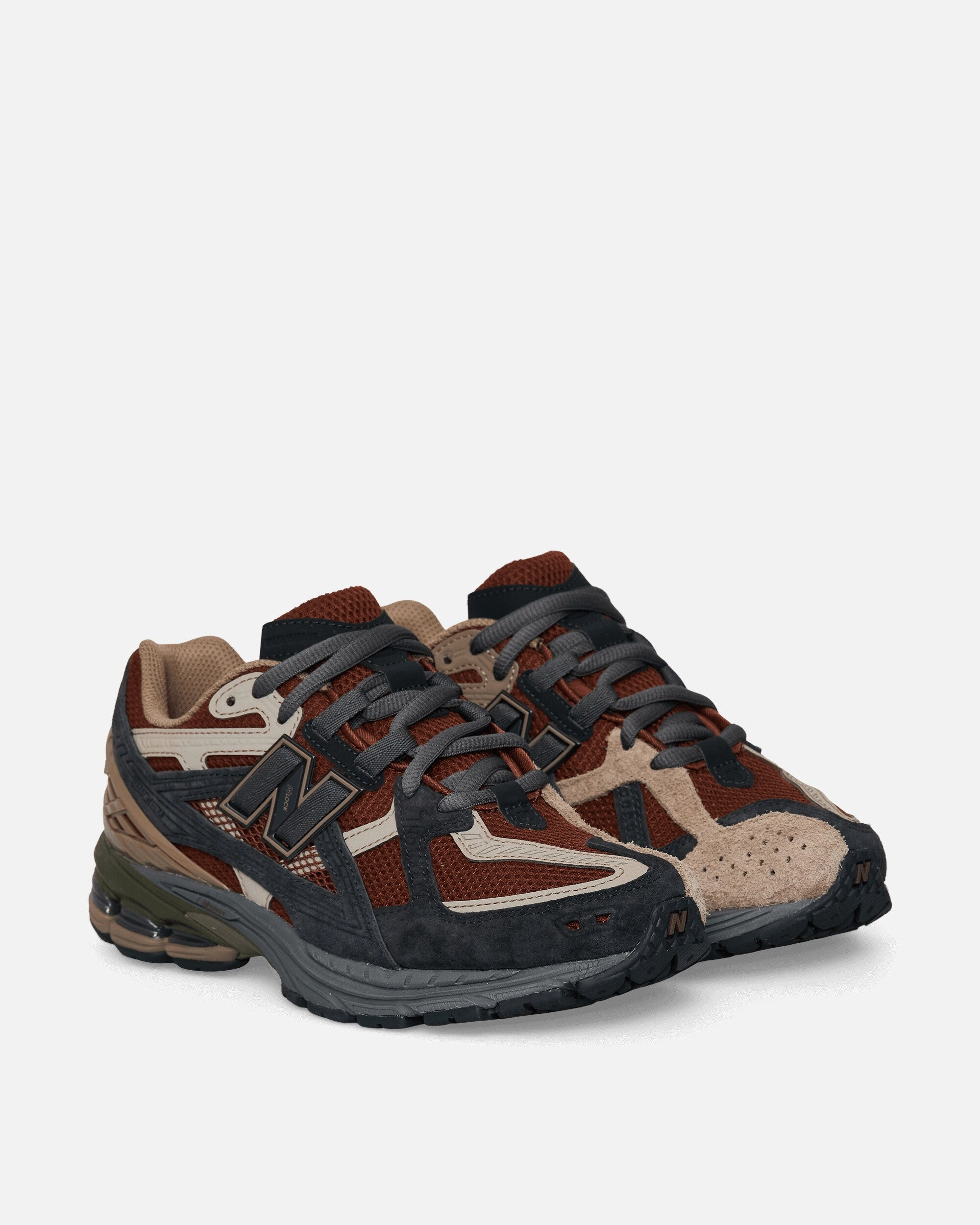 Retro-inspired cushioning Orthopedic Footbed 1906 Utility Sneakers Dark Brown