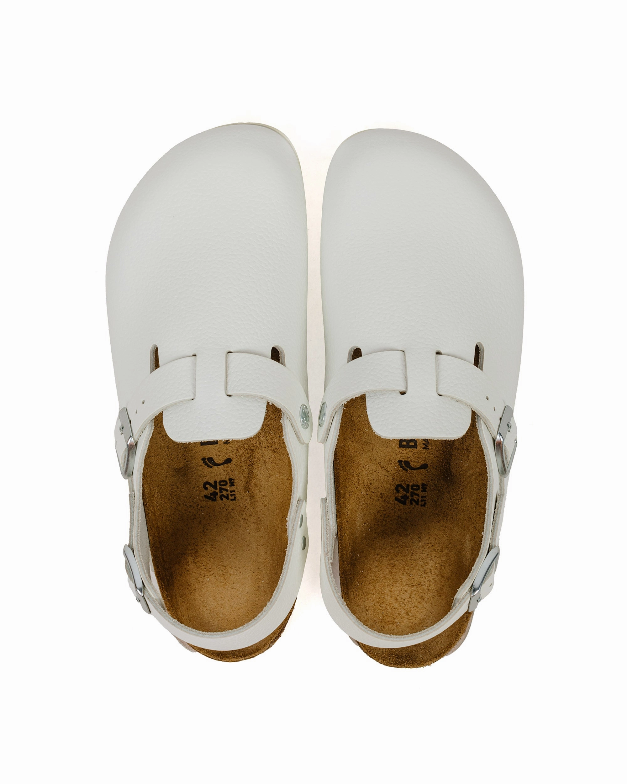 Birkenstock Tokio Super Grip Leather White night walk