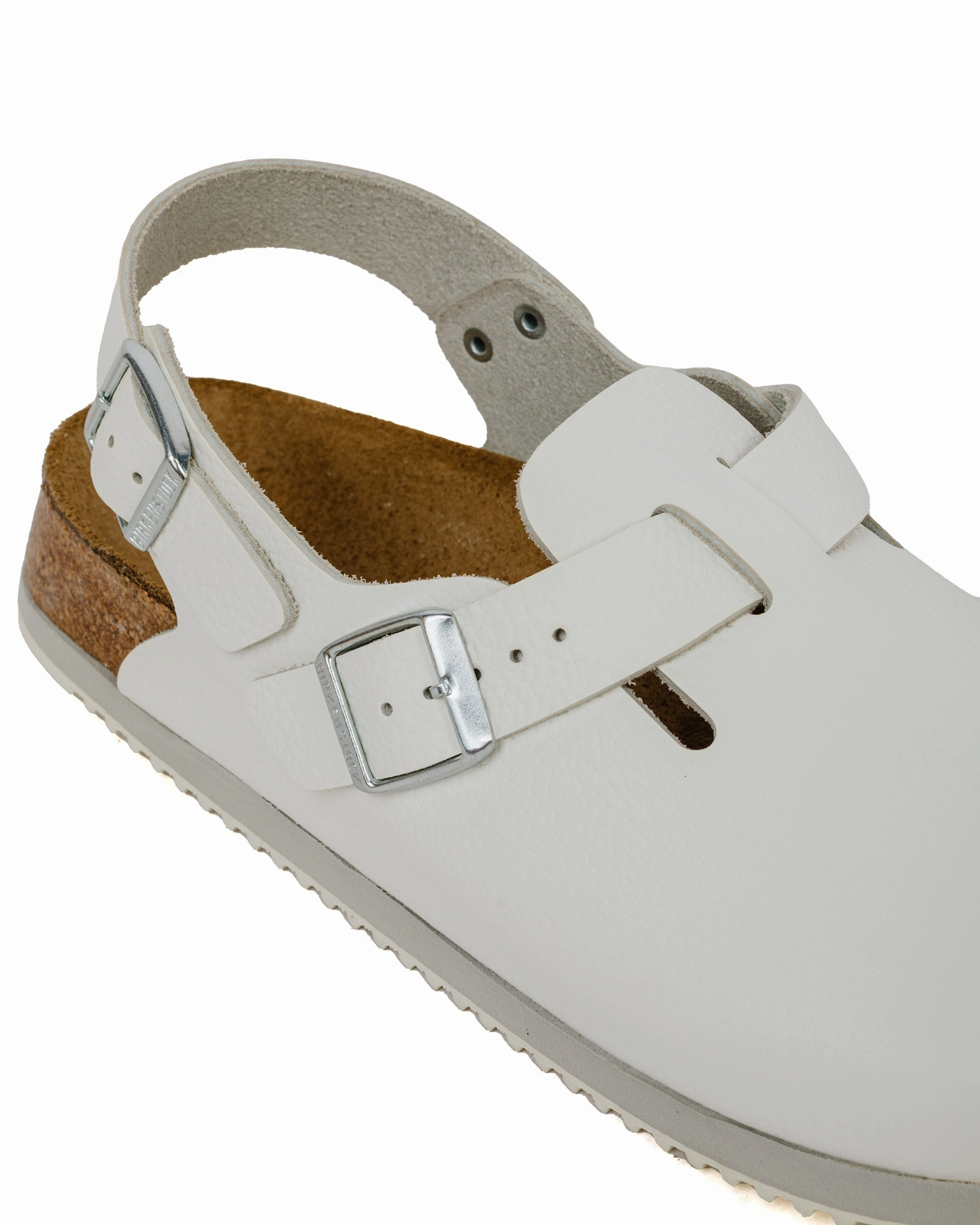 Birkenstock Tokio Super Grip Leather White Velvet Rich Fashion Edge