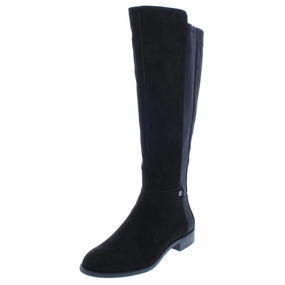 Anti Odor City Walking Pippa Womens Wide Calf Faux Suede Knee-High Boots