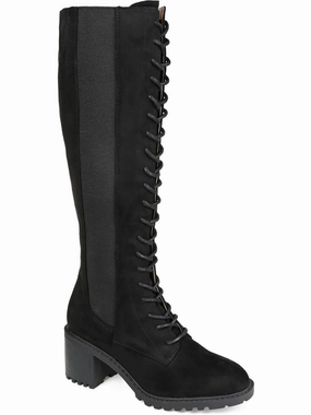 Jenicca Womens Faux Suede Mid-Calf Boots mud proof