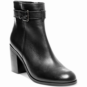 Shock Absorbing Active Nomad Comfort collar Porshia Womens Leather Belted Ankle Boots