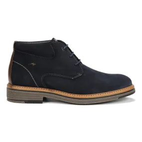 Fluchos Men's Kasper F1816 Navy Blue Durable Shell Hiking Trails Buckle Shine