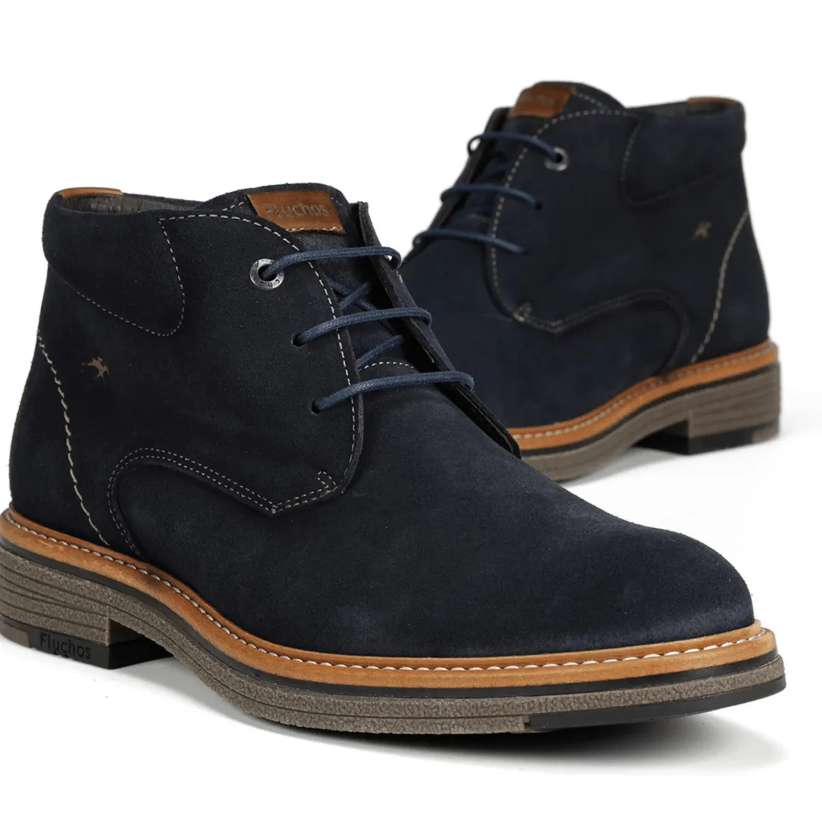 Functional Footwear Comfortable ankle Fluchos Men's Kasper F1816 Navy Blue