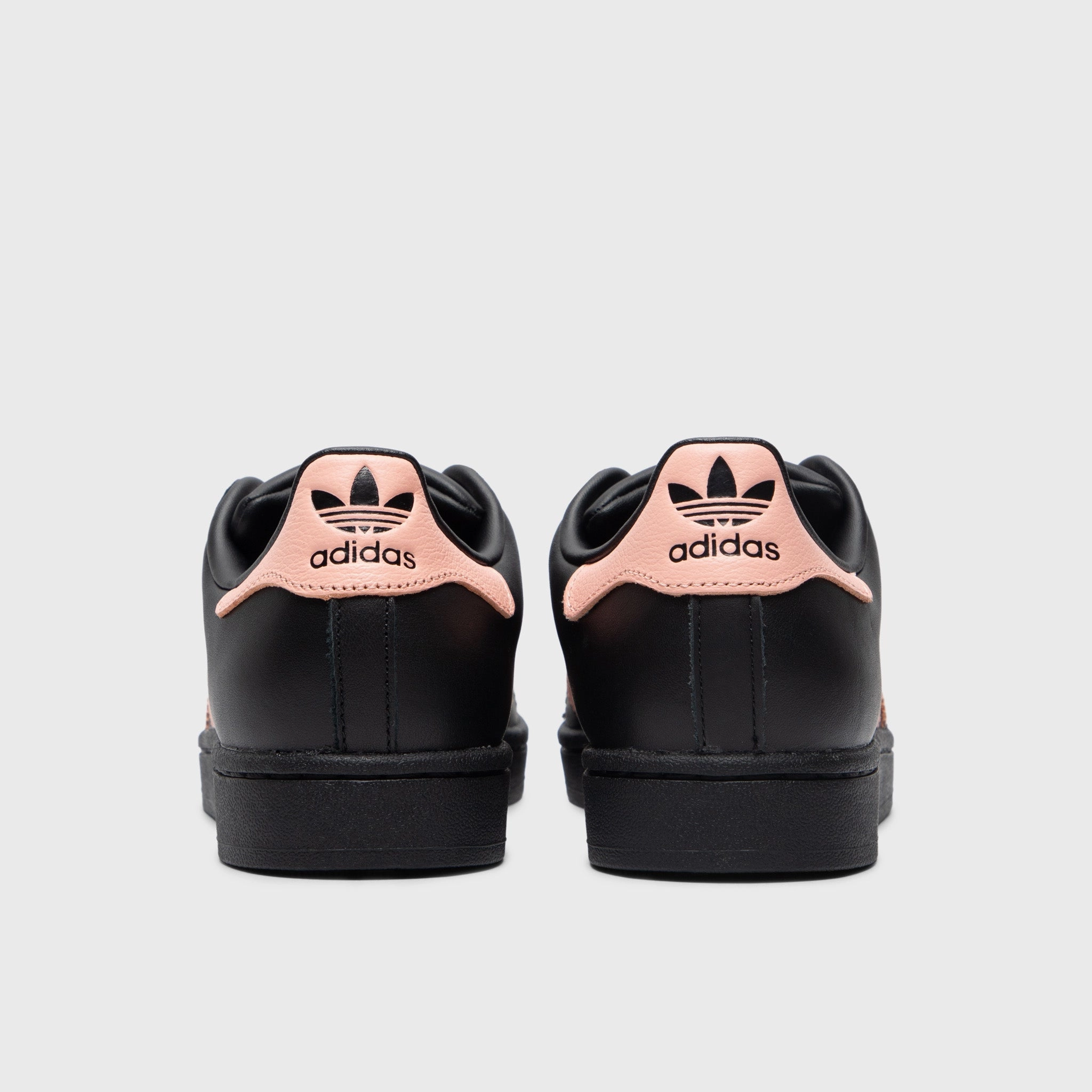Full Length Cushion Bed Ankle Strap adidas Women's Superstar II Core Black / Glow Pink