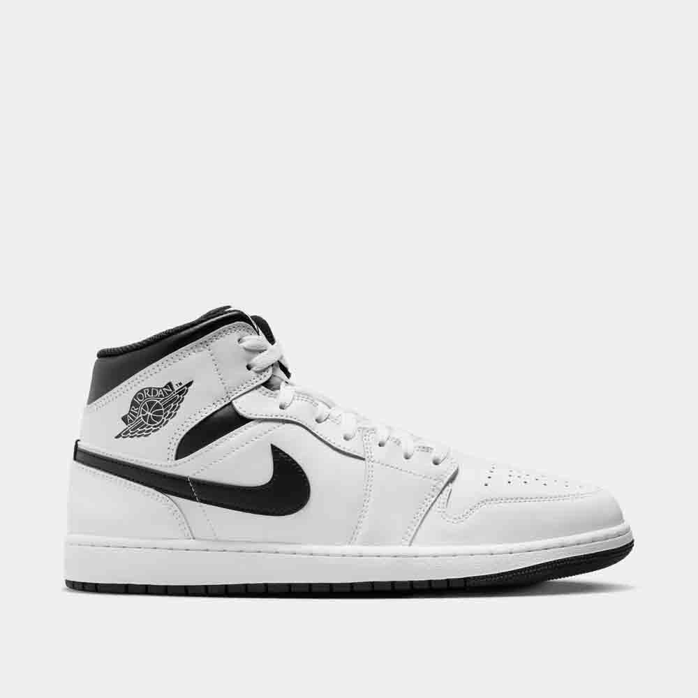 Air Jordan 1 Mid Abrasion Resistant Stitching Jump Support