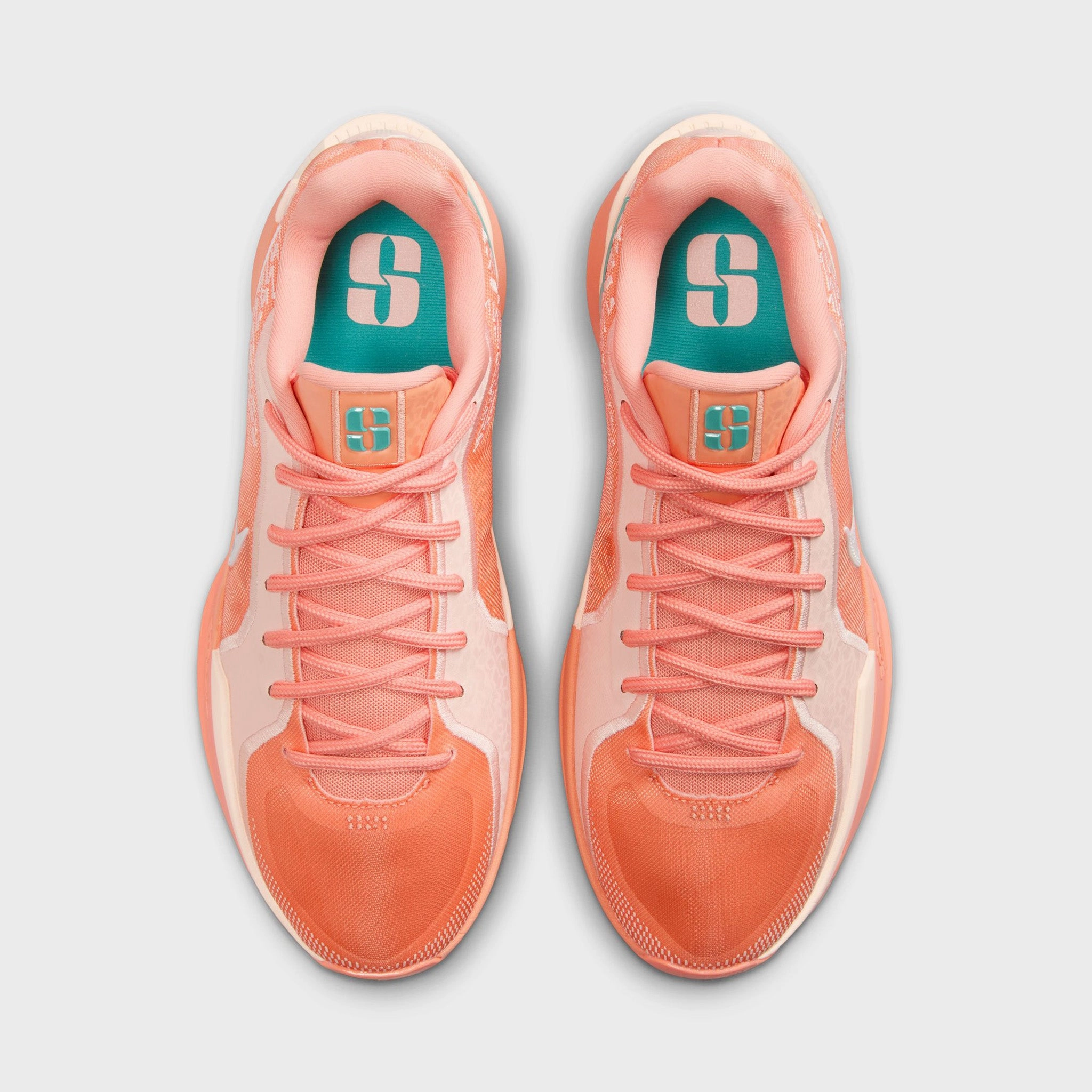 Nike Sabrina 2 Apricot Agate / Light Bone - Washed Coral Engineered Knit Comfortable Shoes