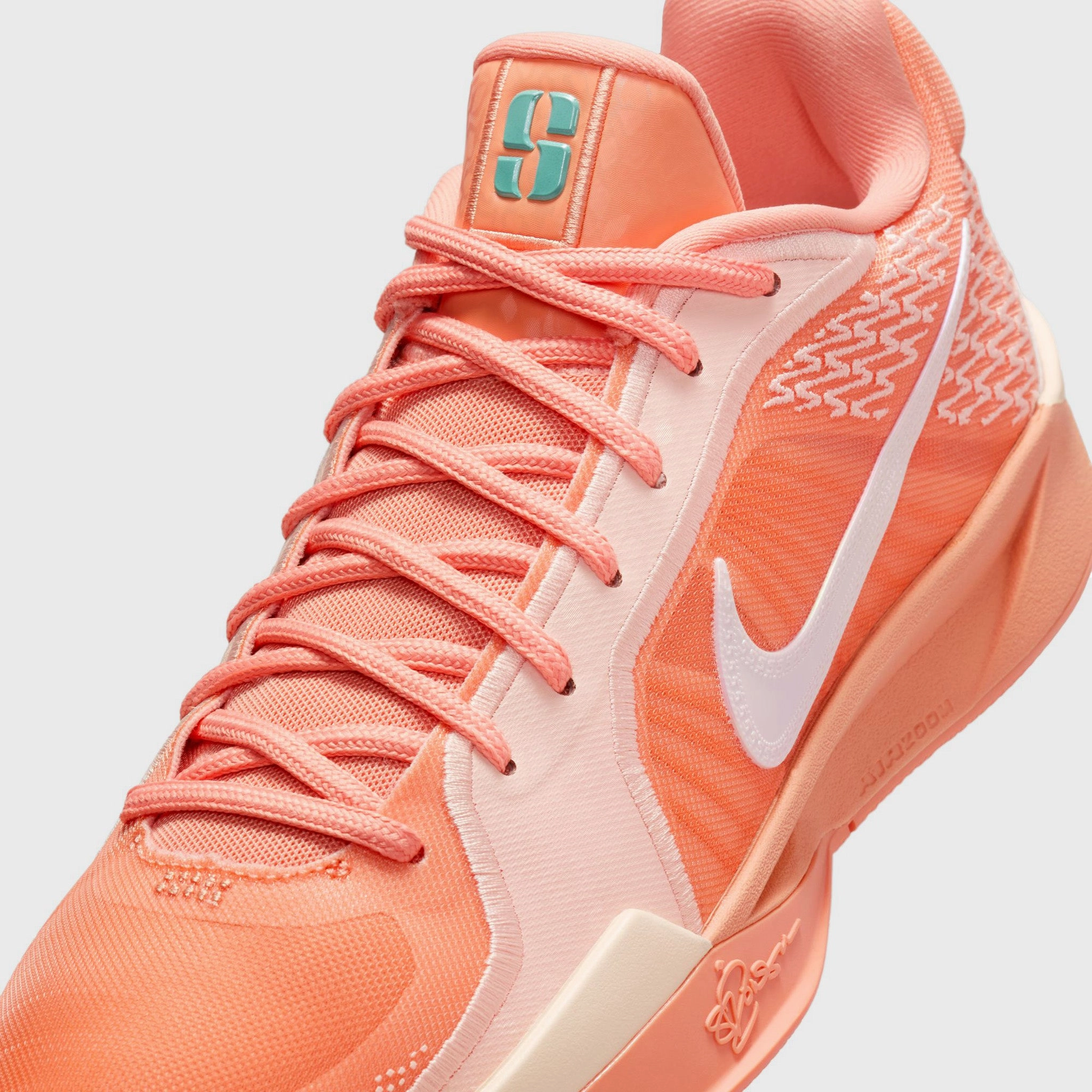 Orthopedic Footbed Support Quick Dry Lining Nike Sabrina 2 Apricot Agate / Light Bone - Washed Coral