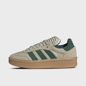 Spring Style Neutral Vibe adidas Juniors' Samba XLG Tan / Green