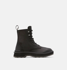 Flexible structure Women's Hi Line Lace Boots In Black Jet