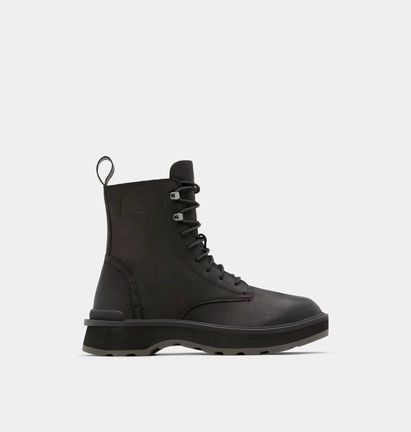 Flexible structure Women's Hi Line Lace Boots In Black Jet