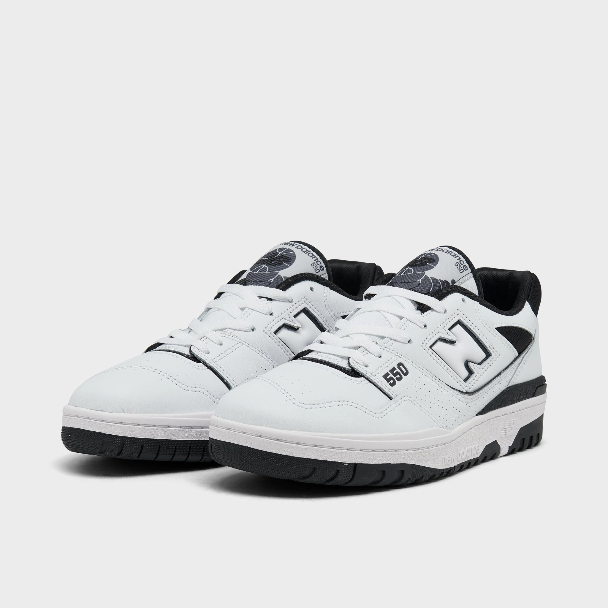Supportive Midfoot Cage New Balance BB550HA1 White / Black